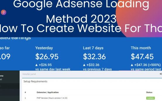 How to create a tools website for Google AdSense Loading Method