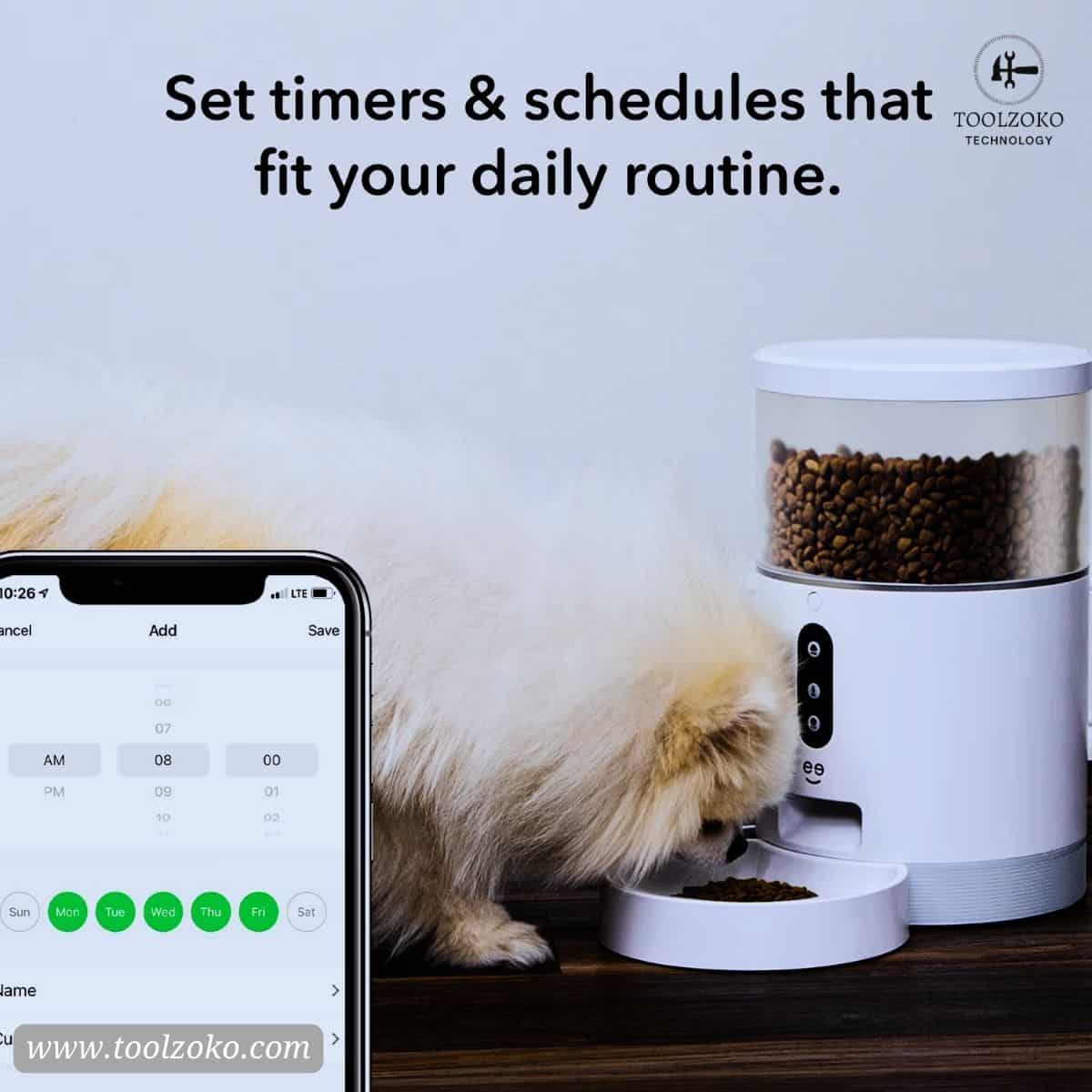 Petco Automatic Cat Feeder-specific features Smartphone Compatibility