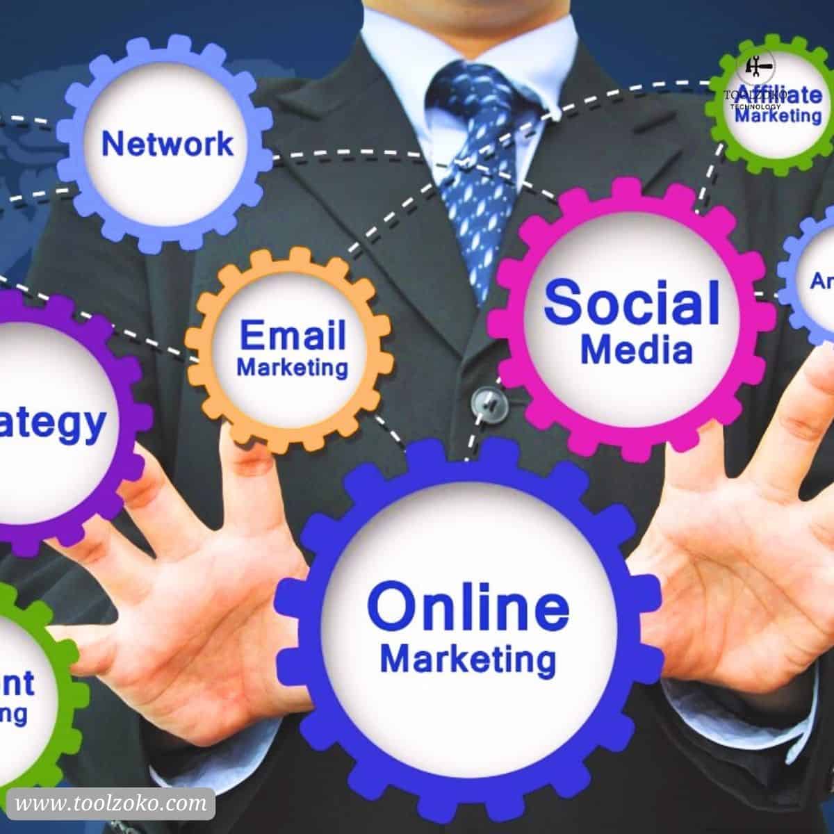 Take care of social media and internet marketing